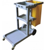 Janitors Trolley CLEANLINK 113.5 x 51 x 98cm 3 Tier
