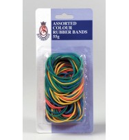 Rubber bands sovereign 55gm asst cols
