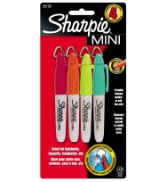 Sharpie mini fashion colours asst 4 pack