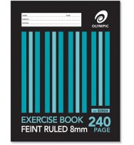 Exercise book olympic 240pg sewn pk 5