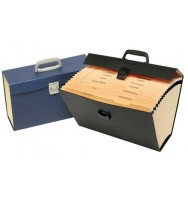 Expanding file marbig f/c carry w/handle a-z asst cols