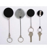 Keyholder-nylon cord metal heavy duty retractable h/s