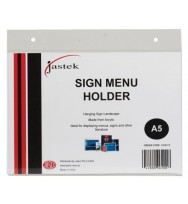 Menu/sign holder jastek a5 landscape hanging
