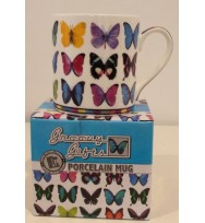 Mug gift ozcorp porcelain butterflies