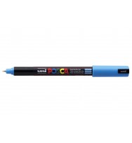 Marker uni posca pc1mr n/point 0.7mm light blue