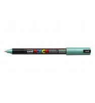 Marker uni posca pc1mr n/point 0.7mm metallic green