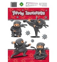 Pad invitation ozcorp ninja party 25sht