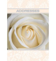 Address book ozcorp spiral a5 cream rose