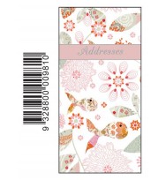 Address book ozcorp 170x88 purse size candy fish