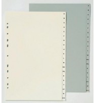 A-Z PP White Dividers
