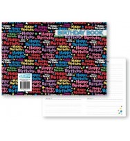 Birthday book ozcorp black