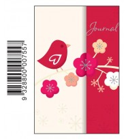 Journal flip sakura retrobird