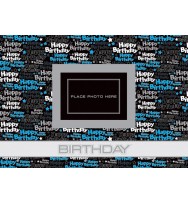 Journal memories birthday blue/black