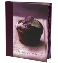 Journal recipe spank large violet cupcake