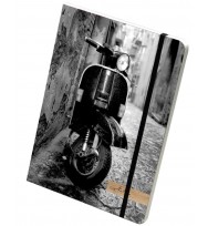 Journal ruled large italian scooter spank 208 x 152 x 13mm