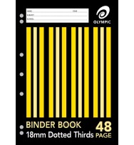 Binder book a4 18mm d/3rds 48 page  - pack of 20