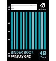 Binder book a4 olympic primary grid 48 page  - pack of 20