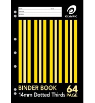 Binder book a4 14mm d/3rds 64 page - pack of 20