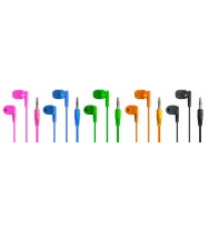 Earphones gogo tech noise cancelling asst colours