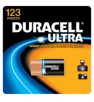 Battery duracell ultra dl123
