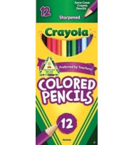 Pencil coloured crayola pk12