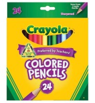 Pencil coloured crayola bx24