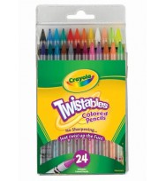 Pencil coloured crayola twistable pk24