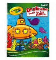 Book activity crayola dry erase under the sea abc