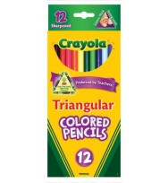 Pencil coloured crayola triang pk12
