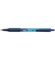 Pen bic bp soft feel retract blue bx 12