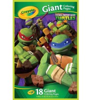 Crayola giant coloring pages teenage mutant ninja turtles