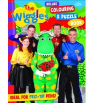 Book deluxe colouring and puzzle fmp wiggles