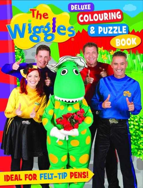 Book Deluxe Colouring And Puzzle Fmp Wiggles