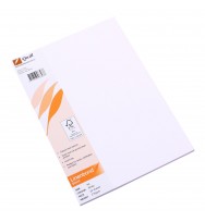 Board quill a4 linenbond white pk25