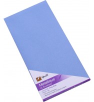 Envelopes Quill DL Metallique Blue Pack 10