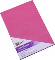 Envelopes Quill C6 Metallique Pink Pack 10