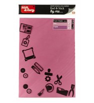 Foam sheets sam & lucy a4 1.8mm self adhesive pnk/purple 2pk