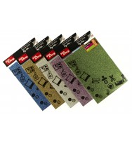 Paper sam & lucy a4 28gsm glitter self adhesive silver/gold 2pk