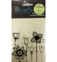 Envelope la carta c6 metallic pear pk10