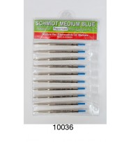 Pen refill schmidt (p/mate) bp med blue pk10