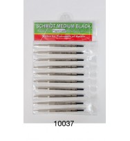 Pen refill schmidt (p/mate) bp med black pk 10