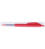 Pen bic bp clic med red bx12