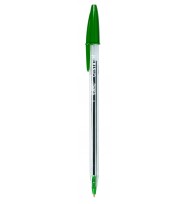 Pen bic bp cristal med green bx12