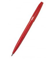Pen pentel fibre tip s520 sign red bx 12