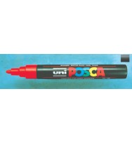 Marker uni posca pc5m bullet tip red