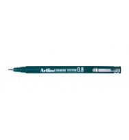 Pen artline drawing system 238 black (0.8mm) bx 12