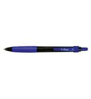 Pen artline bp 8410 retract med blue bx 12