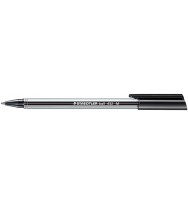 Pen staedtler bp stick ice 432 med black bx10