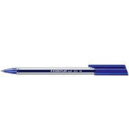 Pen staedtler bp stick ice 432 med blue bx10