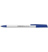 Pen staedtler bp econ 433 med blue bx10